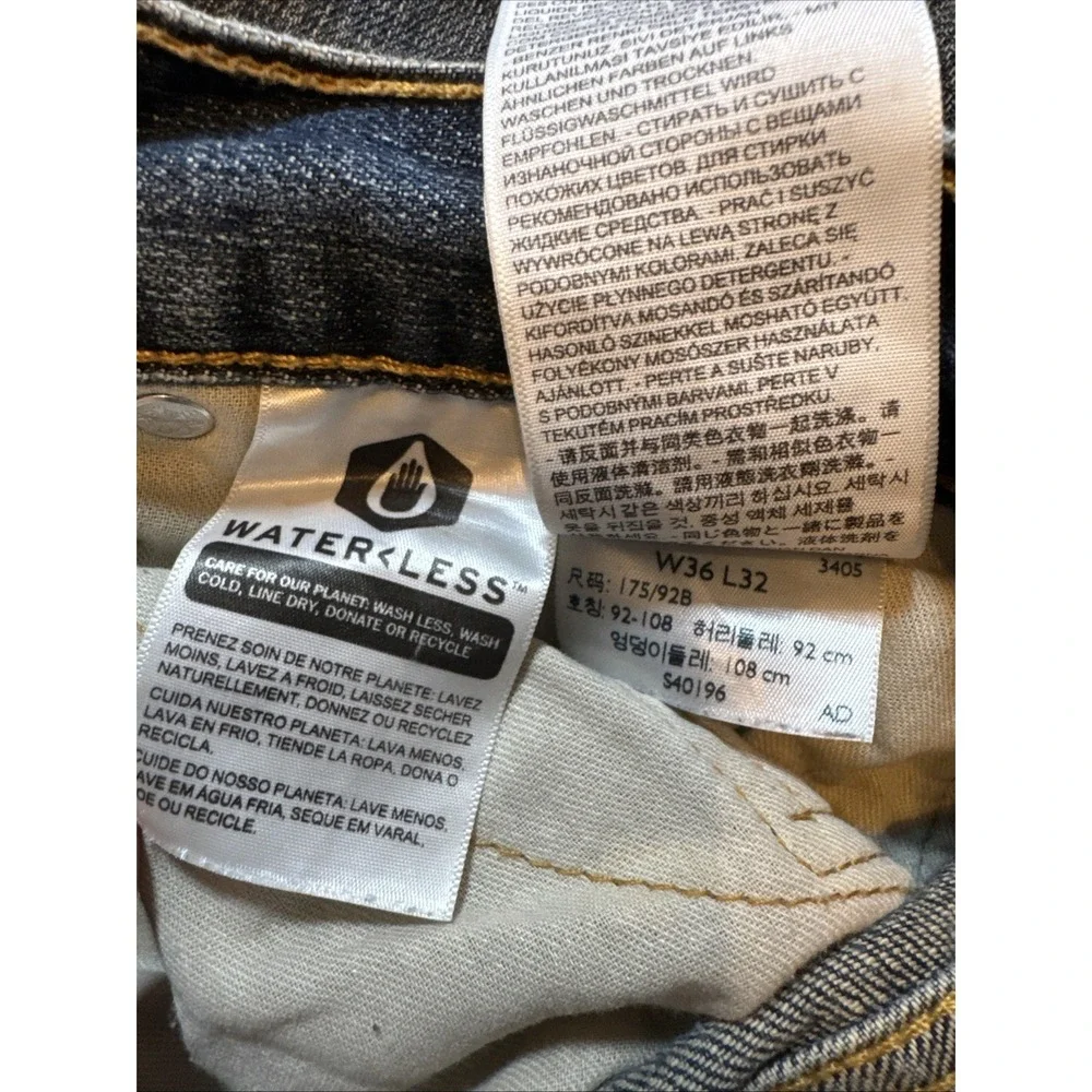Levi's 559 Men's Relaxed Straight Leg Jeans W36 L32 Medium Wash Denim 00559-2765